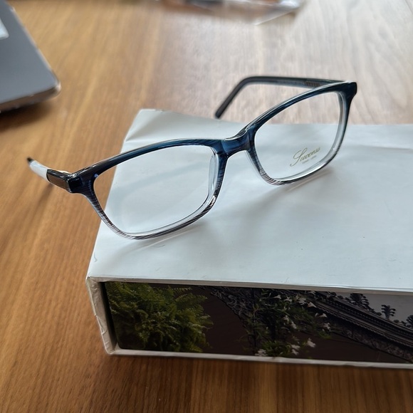 Success SS-93 Blue Frame Eyeglasses - Picture 2 of 10